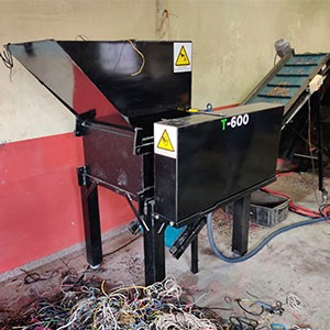 Sucata de fio de cobre Shredder fabricantes e fornecedores - preço - HANLV  máquinas